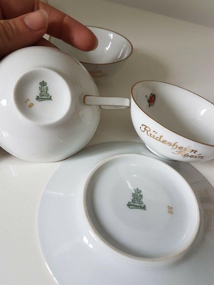 Porcelæn Kaffestel H&amp;G