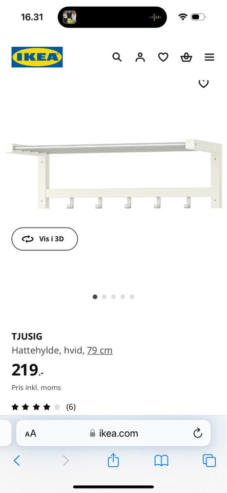 Knagerække, Ikea