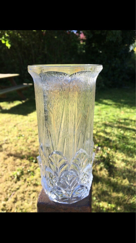 Smuk sjælden finsk glas vase Finsk