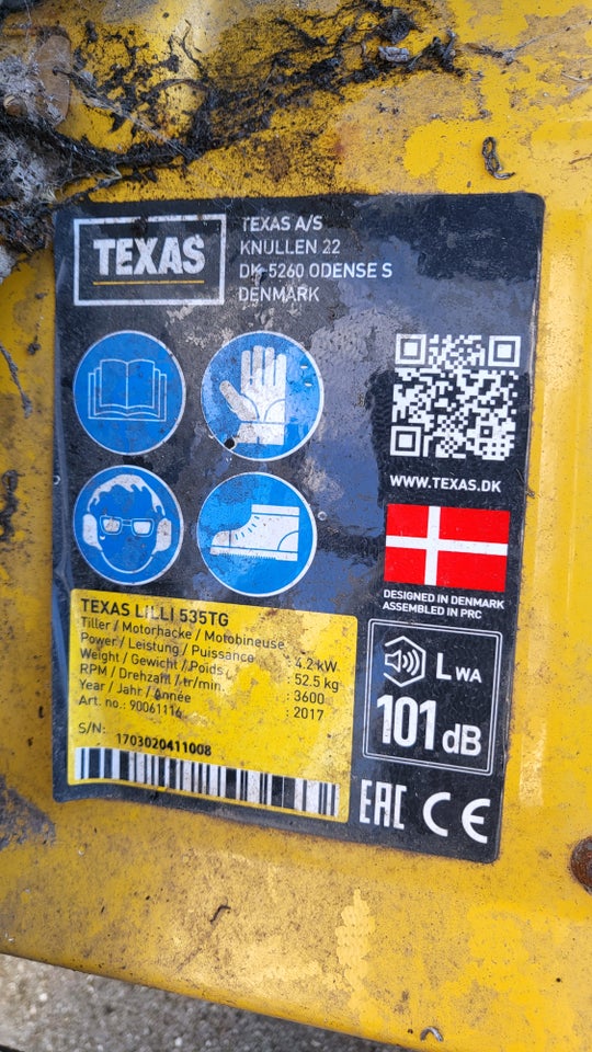 Havefræser, Texas, 7 hk