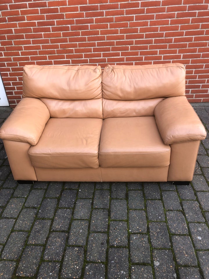 Sofagruppe, læder, Hjort Knudsen