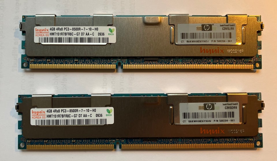 Hynix / HP, 8GB (2x4), DDR3 SDRAM