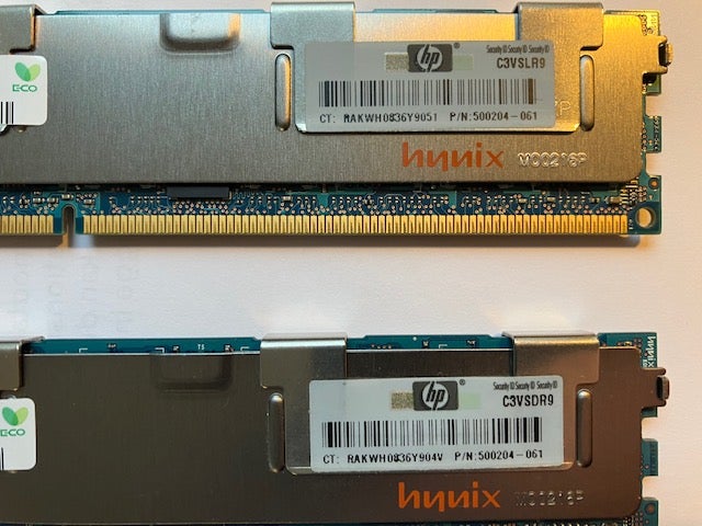 Hynix / HP, 8GB (2x4), DDR3 SDRAM