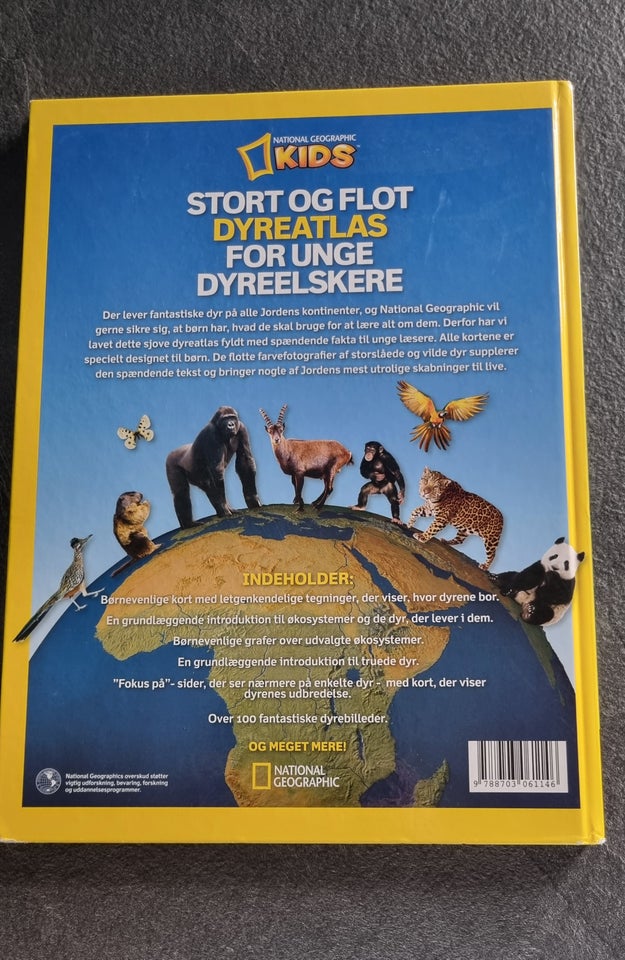 Atlas om vilde dyr for kids,