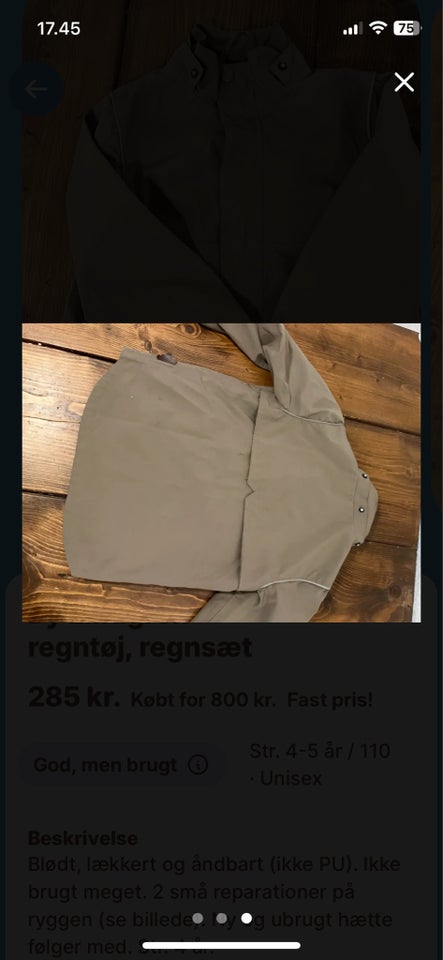 Regntøj Soft Shell By Lindgren