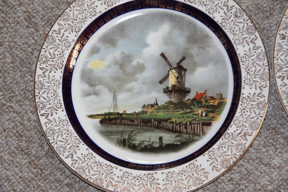 Porcelæn, Wood  Sons 2 tallerkener