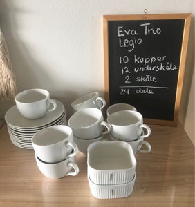 Porcelæn Kopper Eva Trio Legio