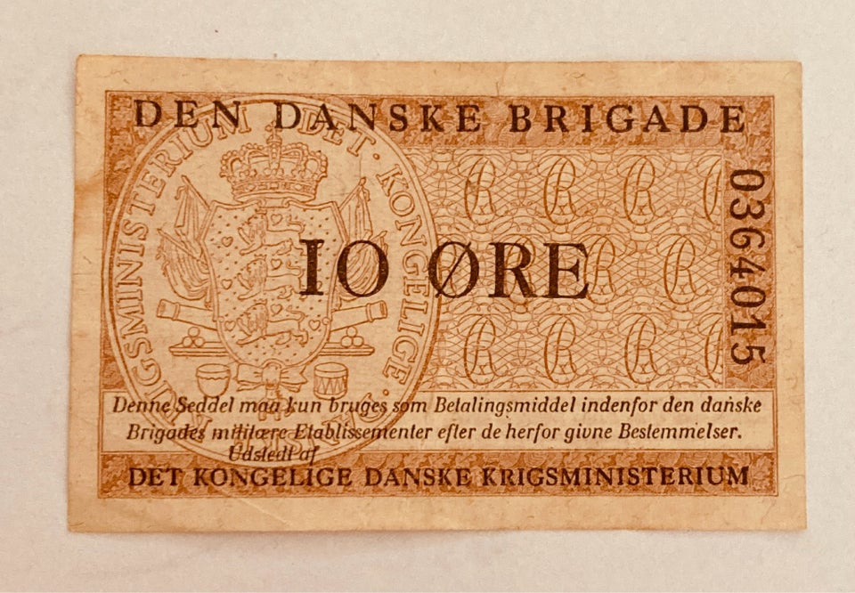 Danmark sedler 10 øre