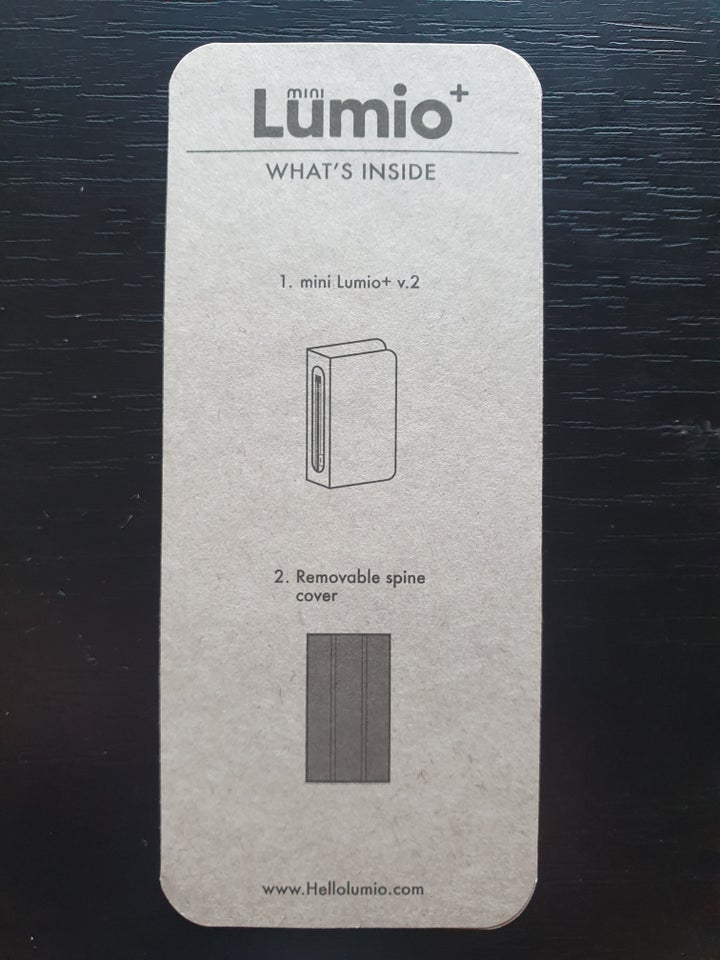 Anden arkitekt, Mini Lumio +,