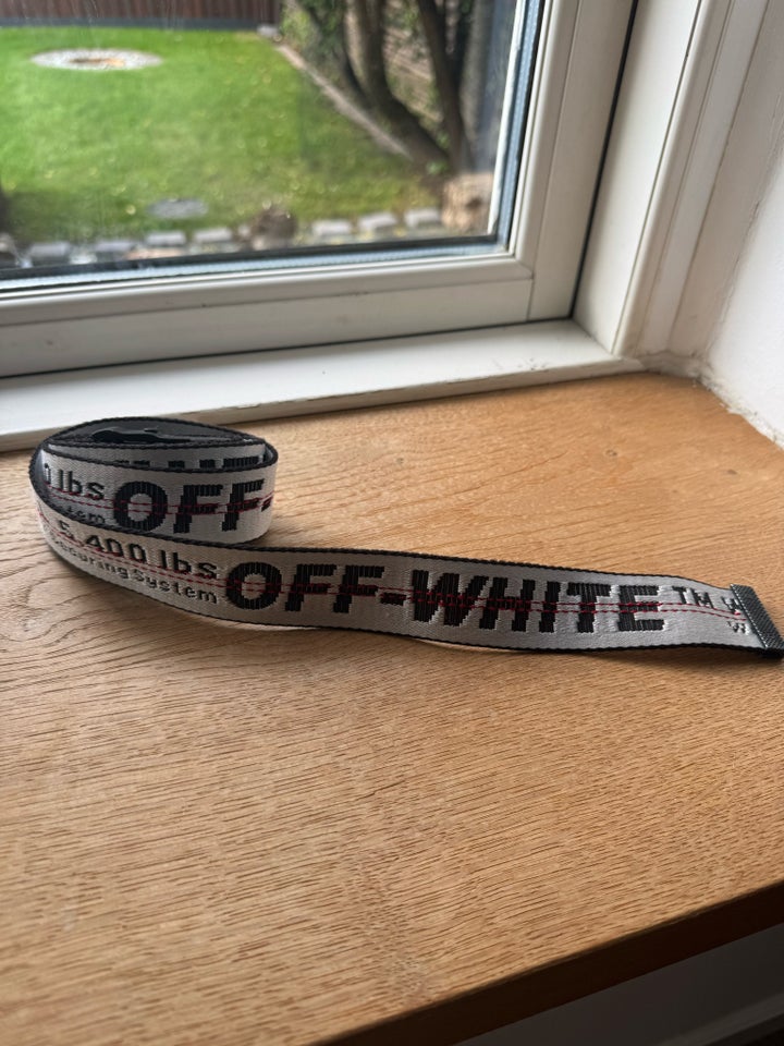 Bælte, Off White , str. One size