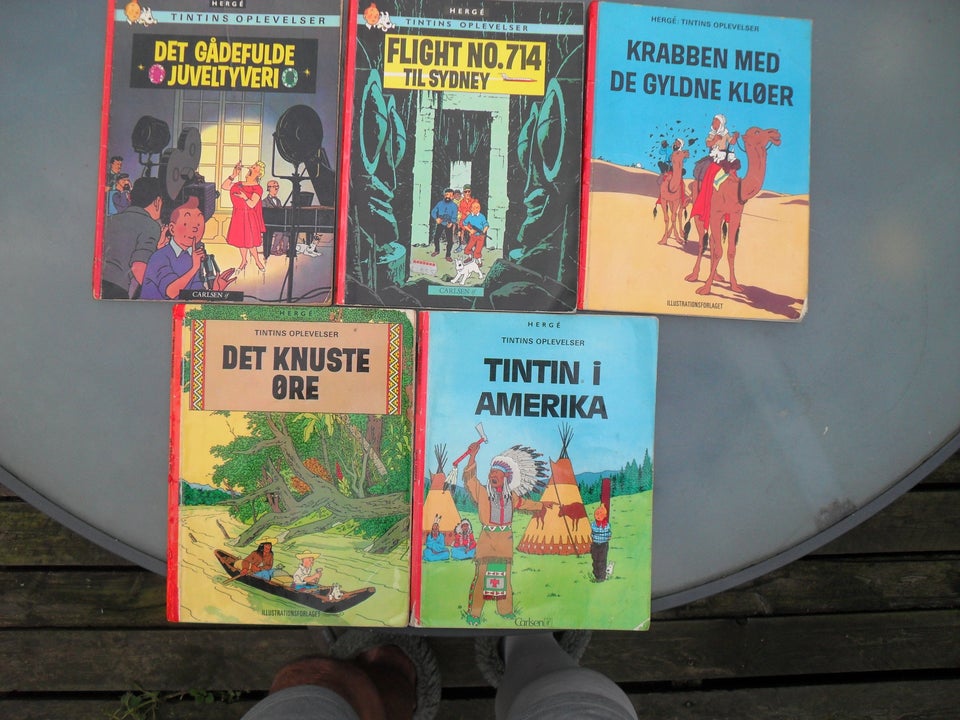 TINTIN 13 STK., HERGE, Tegneserie