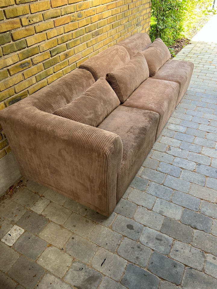 Sofa, fløjl, 3 pers.