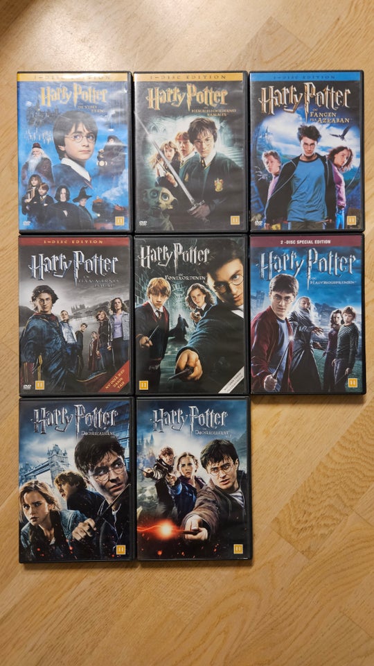 Harry Potter, DVD, eventyr