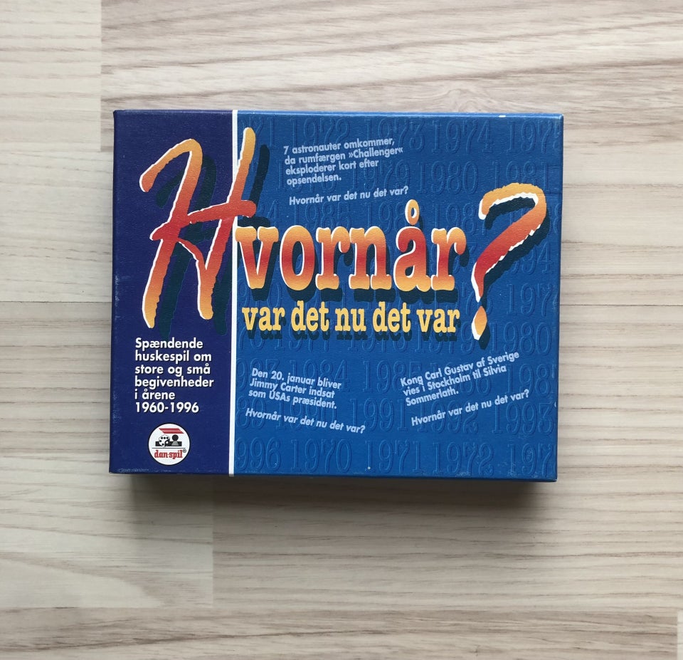 Hvornår var det nu det var?,