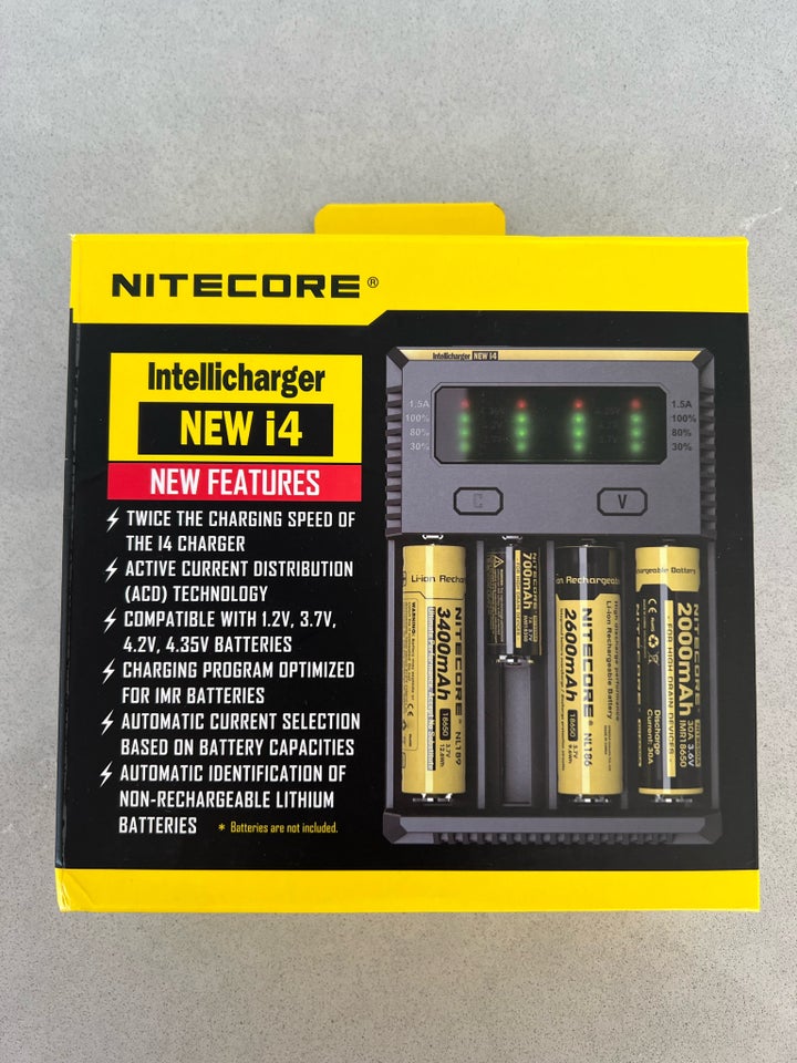 Batterioplader Nitecore