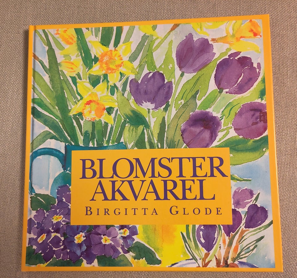 Blomster akvarel, Birgitta Glode,