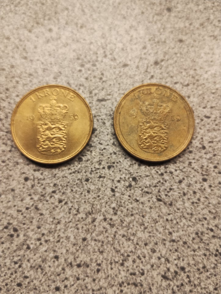 Danmark, mønter, 1 krone