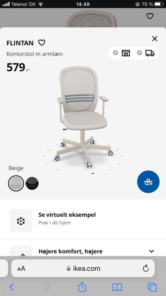 Kontorstol, Ikea