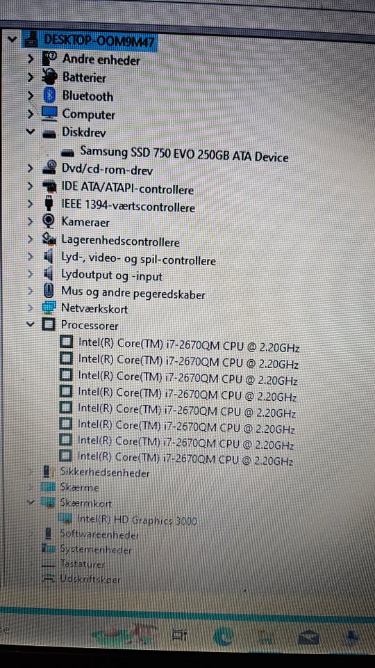 Lenovo Thinkpad T520i, Intel core