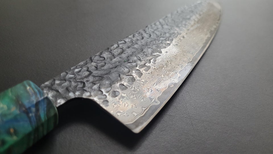 Damaskus Gyuto på 21 cm. med