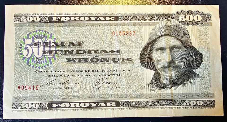 Færøske 500 Kroneseddel 1994