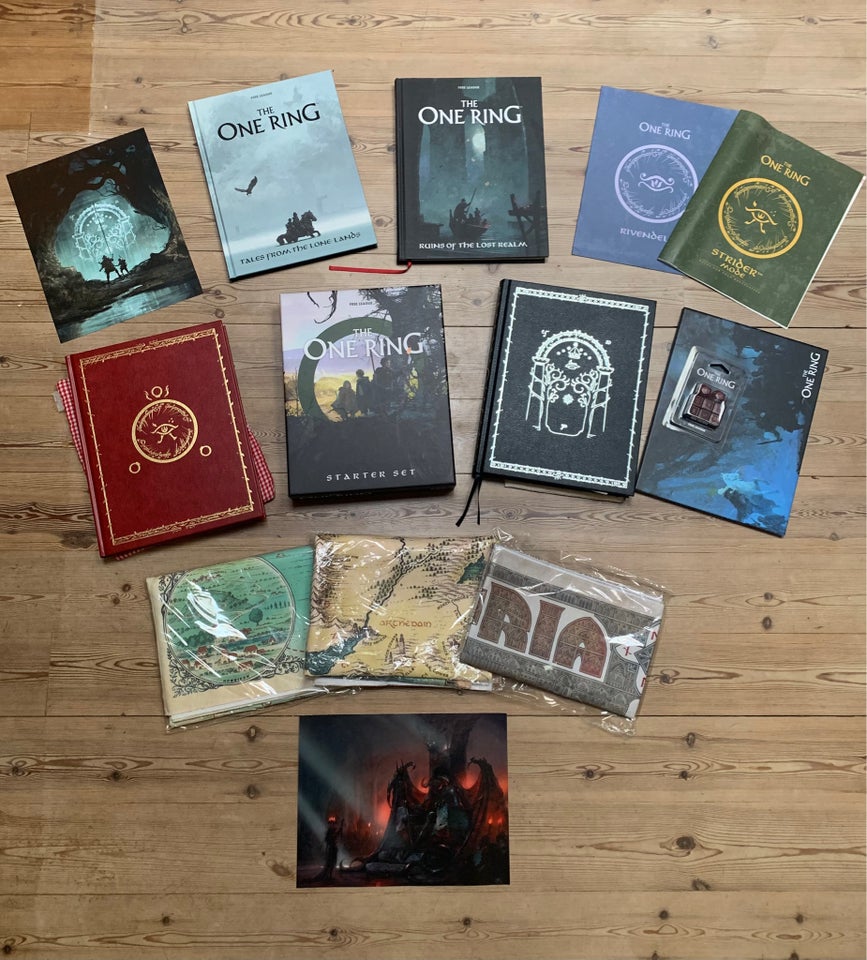 The One Ring 2e collection,