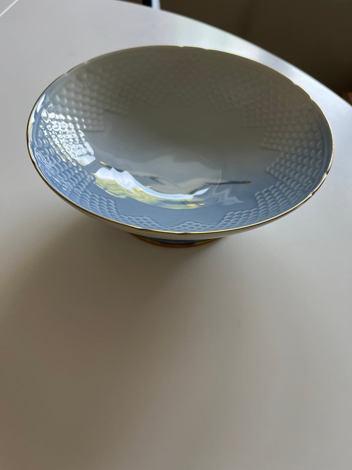 Porcelæn Mågestel Med Guldkant