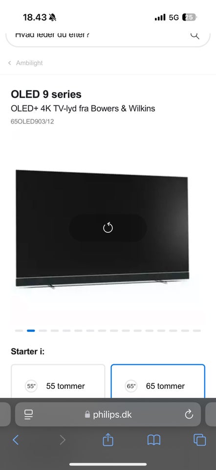 andet, Philips, 65"