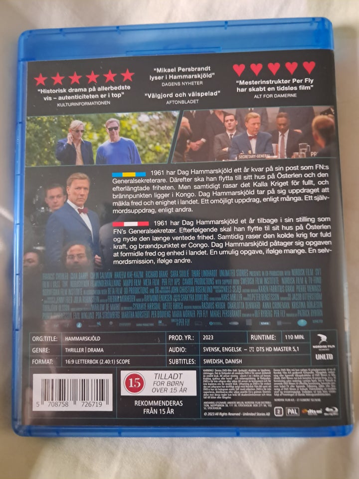 Hammerskjold, Blu-ray, drama