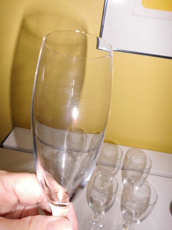 Glas Champagne og shots glas