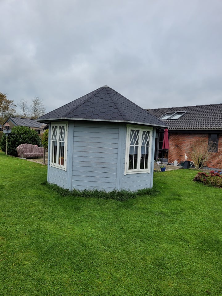 8 kantet pavillon, lysthus,