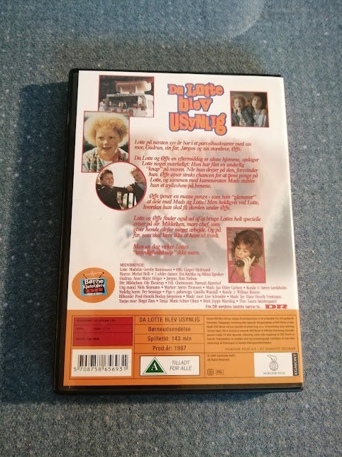 Da Lotte Blev Usynlig, DVD,