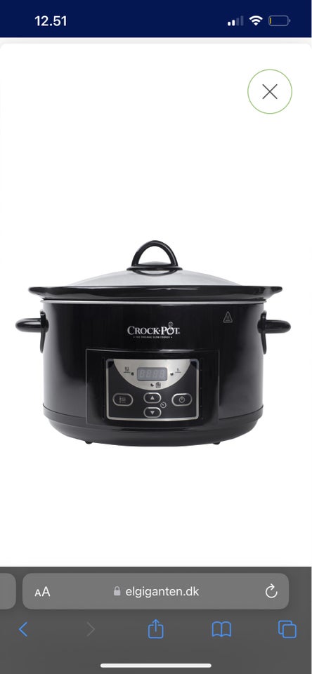 Slow cooker Crockpot