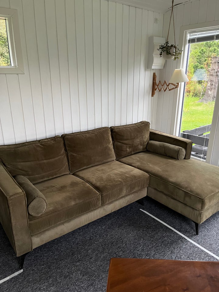 Sofa, fløjl, 3 pers.