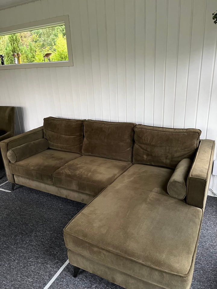 Sofa, fløjl, 3 pers.