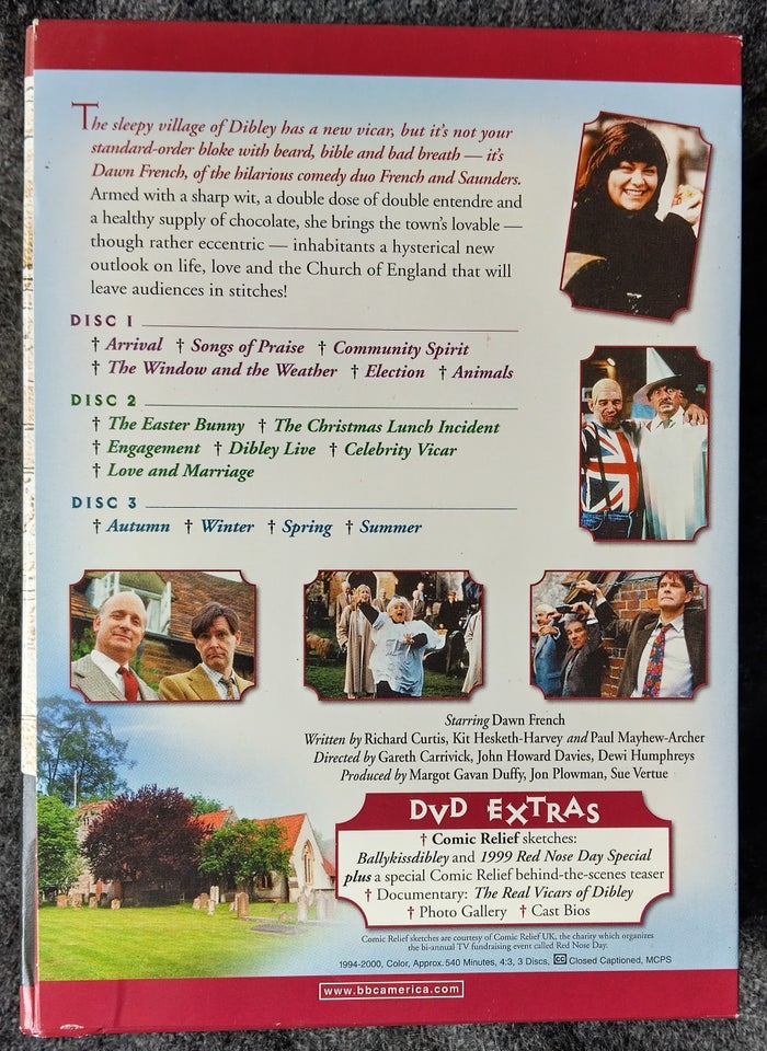 The Vicar Dibley, DVD, TV-serier