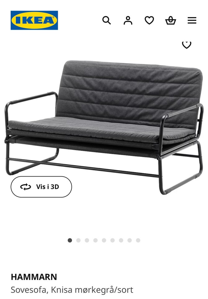 Sovesofa, Ikea HAMMARN