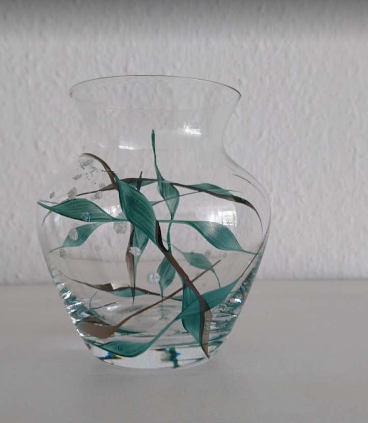 Glas Fyrfadsstager og vase Dansk