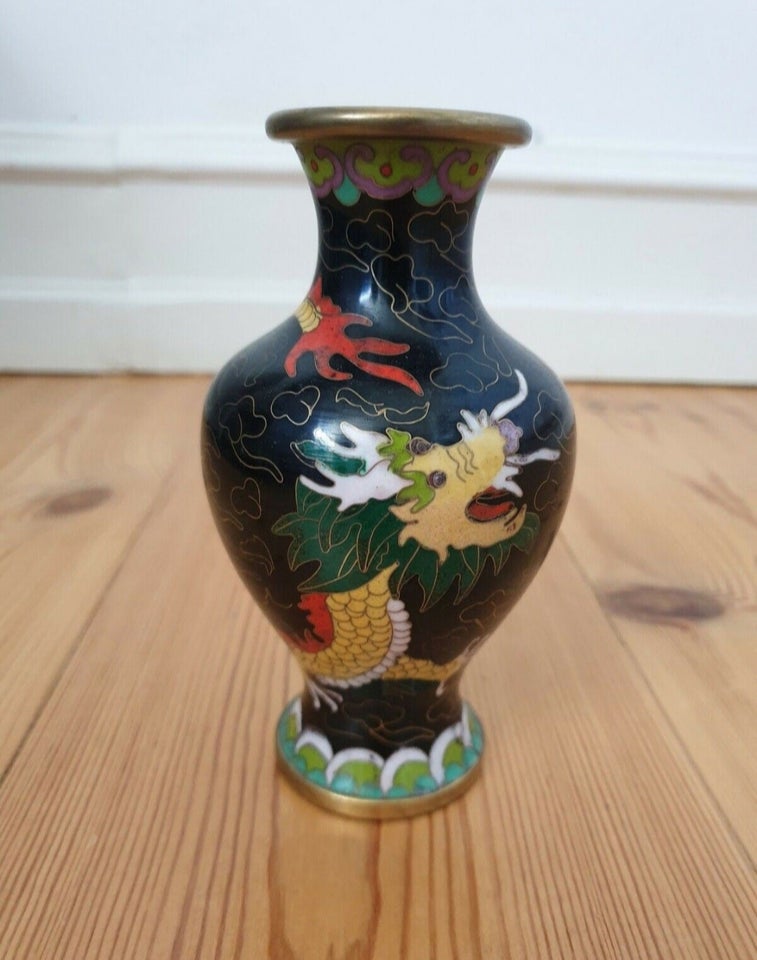 Vase, Vase, cloisonne