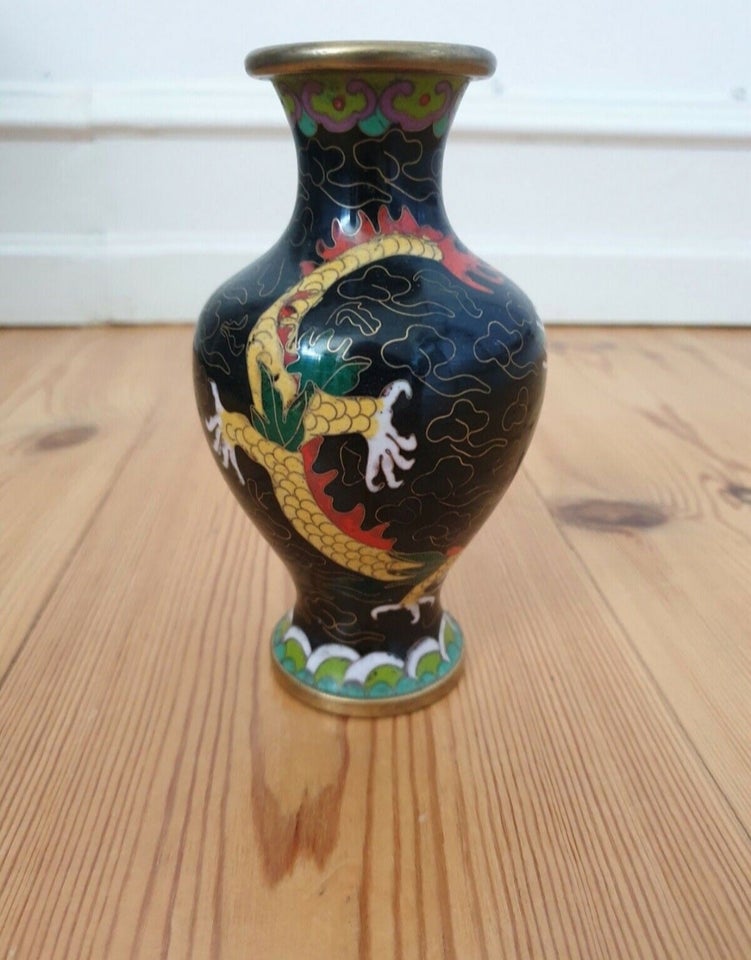 Vase, Vase, cloisonne