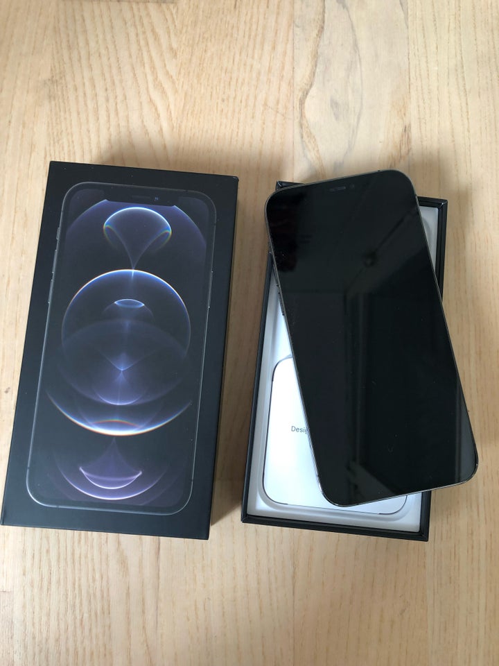 iPhone 12 Pro, 256 GB, sort