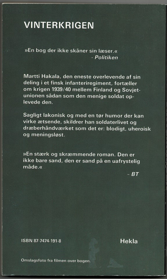 Vinterkrigen (1988, hæftet),