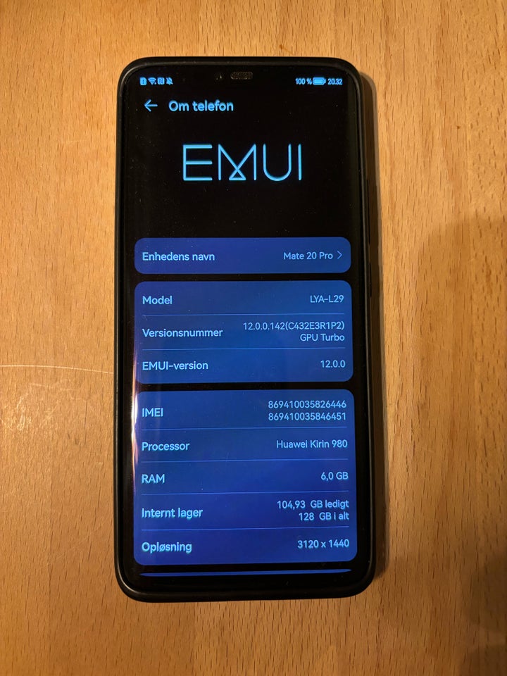 HUAWEI Mate 20 pro, 128 GB , Perfekt