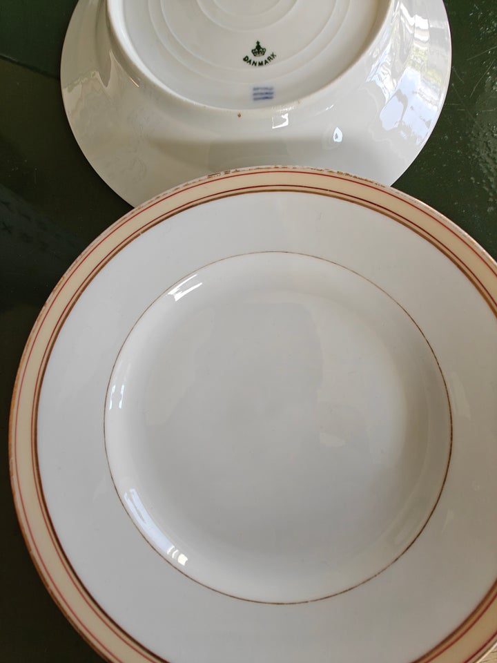 Porcelæn Middagstallerkener