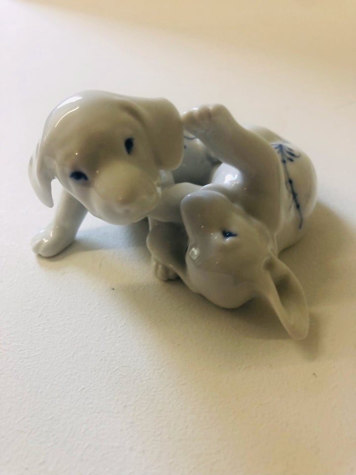 Porcelænsfigur af 2 Musselmalet