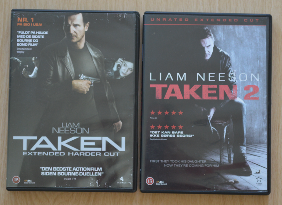 Taken 1-2, DVD, action