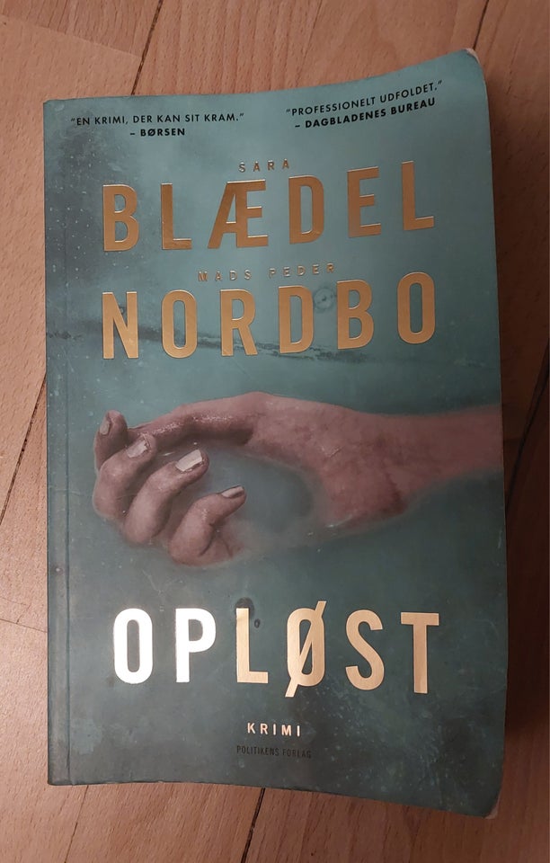 Opløst, Sara Blædel  Mads Nordbo,