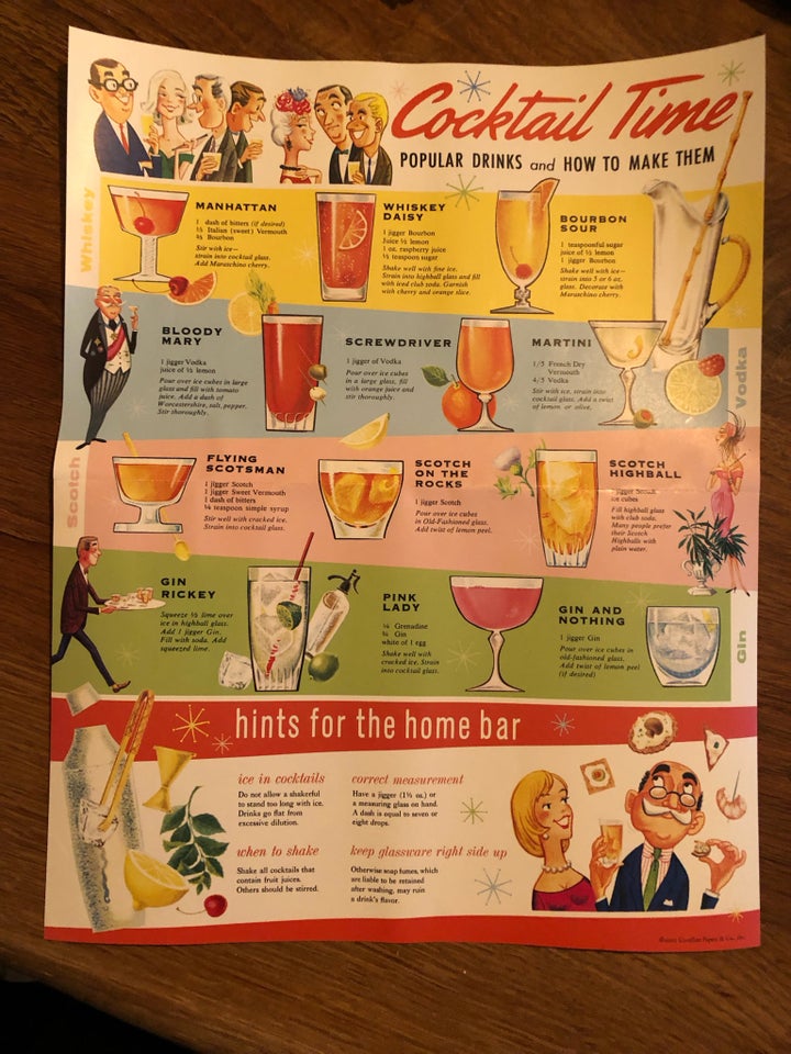 Cocktail time vintage puzzle, 1000