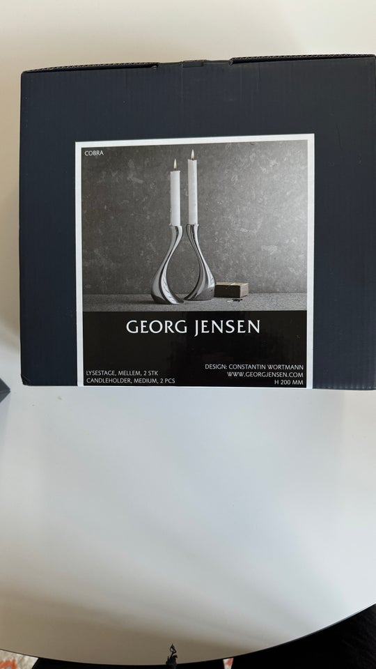 lysestager, georg jensen