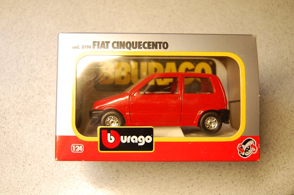 Modelbil, Fiat Cinquecento, skala